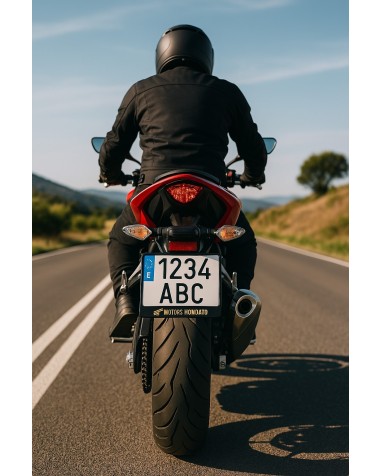 PORTAMATRÍCULES MOTO PERSONALITZADES