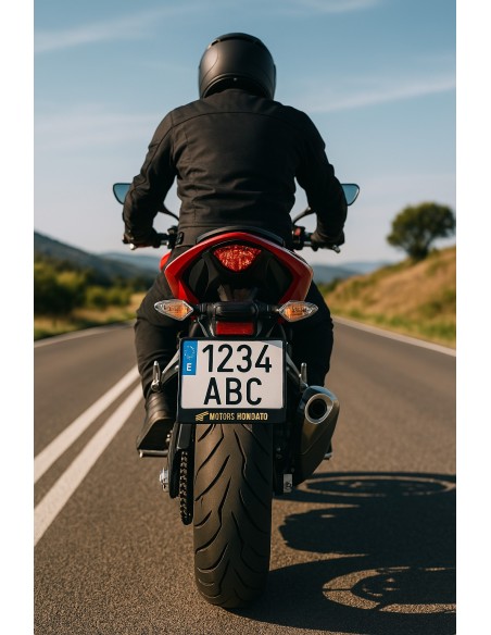 PORTAMATRÍCULES MOTO PERSONALITZADES