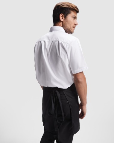Customizable black short waiter apron Customizable black short waiter apron