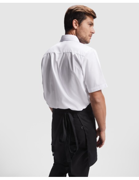 Customizable black short waiter apron Customizable black short waiter apron