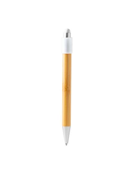 Anti-stress spinner pen with bamboo body - FAYER