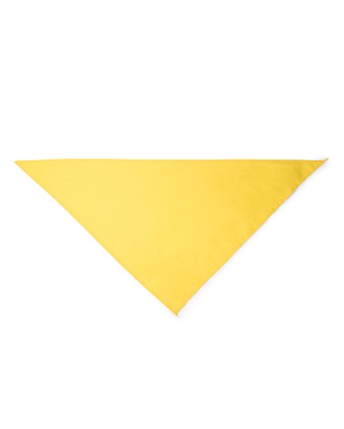 pañuelo triangular personalizable para fiesta mayores de color amarillo