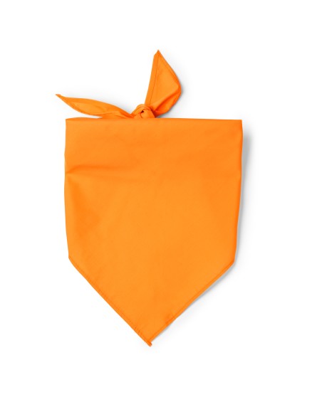 Foulard triangulaire personnalisable avec tissu et finitions en coton et polyester de qualité