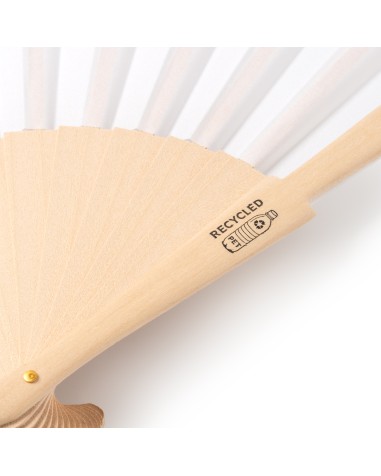 Detail of the wooden ribs of the Milos fan