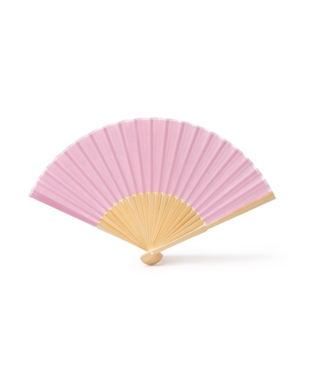 Personalized pink fan for summer campaigns