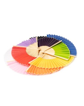 Front view of the personalized Lidia promotional fan 2