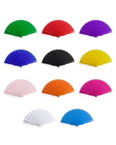 Assortiment de couleurs de l'éventail en plastique personnalisable ALBERO
