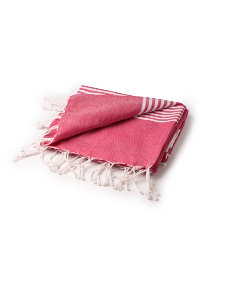 Customizable cotton and polyester pareo with your logo (180x90cm) - CALAIS