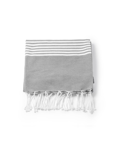 Customizable cotton and polyester pareo with your logo (180x90cm) - CALAIS