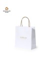 Bolsa de papel blanco con mi logo Bolsa de papel blanco con mi logo