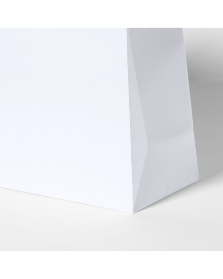 Recycled white paper bag (22x23x9cm) - YEMAN