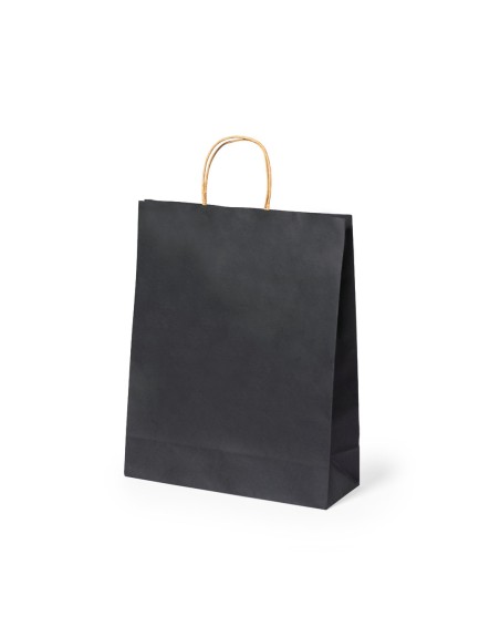 bolsa papel negra personalizada