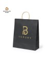 Sac en papier kraft noir (32x40x12cm)... Sac en papier kraft noir (32x40x12cm)...