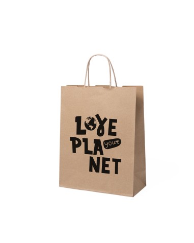 Sac en papier finition naturelle...