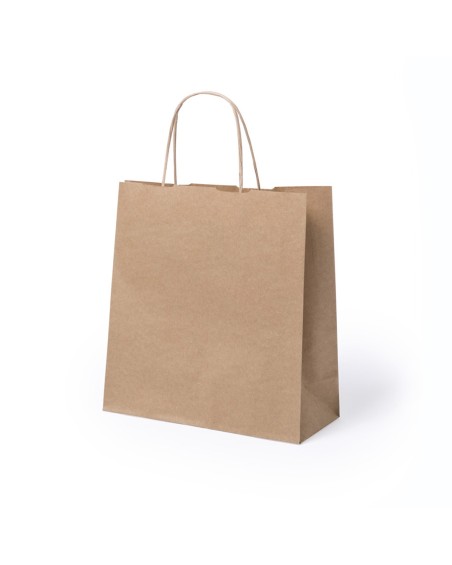 Bolsa de papel color natural (22x23x9cm) - CENTION