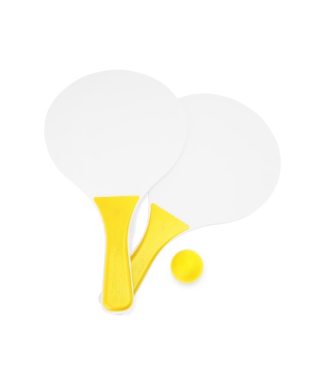 Customizable wooden beach paddle set - FEROE