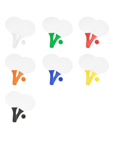 surtido de colores del juego de palas de playa personalizables FEROE