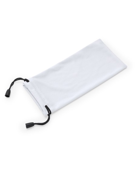 Étui en polyester blanc souple à personnaliser avec votre logo CLOUD