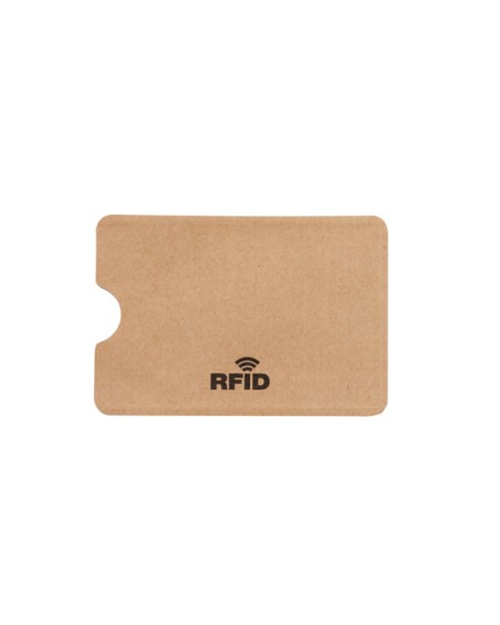 funda tarjeta con seguridad RFID fabricada en papel reciclado
