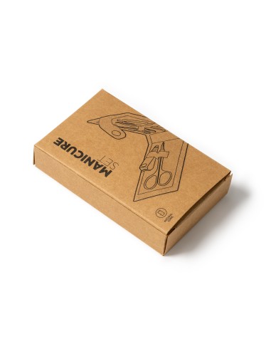 detalle del packaging del set de manicura personalizable PODOX detalle del packaging del set de manicura personalizable PODOX