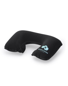 Customizable inflatable travel pillow with logo