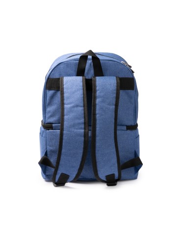 Back view of the SOLOY isothermal backpack made of recycled RPET