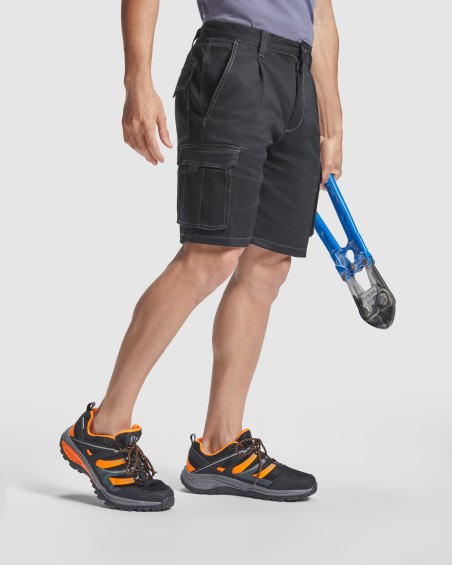 pantalon corto laboral personalizable tejido sarga resistente