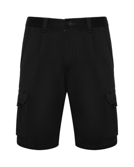 Customizable black short work pants for work uniforms