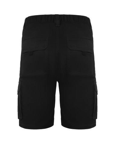 vue arrière d'un short de travail noir