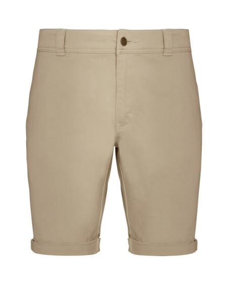 Customizable beige Ringo Bermuda shorts for work uniforms Customizable beige Ringo Bermuda shorts for work uniforms
