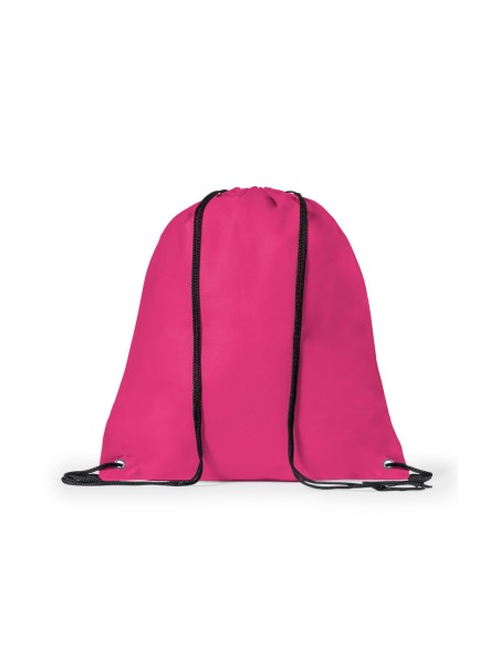 Bossa sac gymsak de no teixit personalitzable color fúcsia