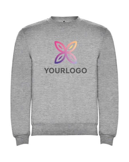 Sudadera personalizada de cuello redondo algodón/poliéster ADULTO/JUNIOR - CLASICA ROLY