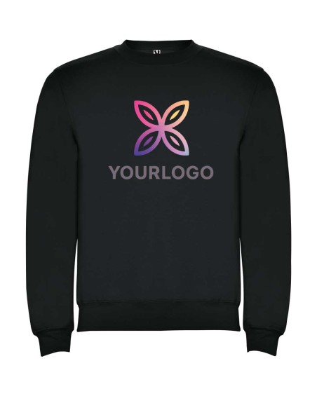 Sudadera personalizada de cuello redondo algodón/poliéster ADULTO/JUNIOR - CLASICA ROLY