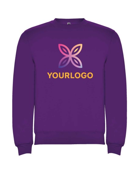 Custom crewneck sweatshirt, cotton/polyester, ADULT/JUNIOR - CLASSIC ROLY