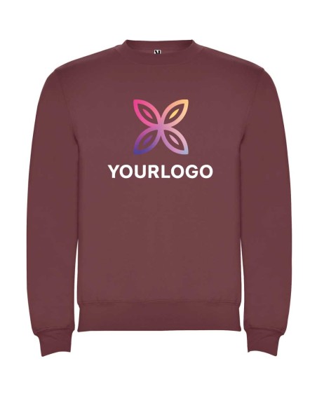 Sudadera personalizada de cuello redondo algodón/poliéster ADULTO/JUNIOR - CLASICA ROLY