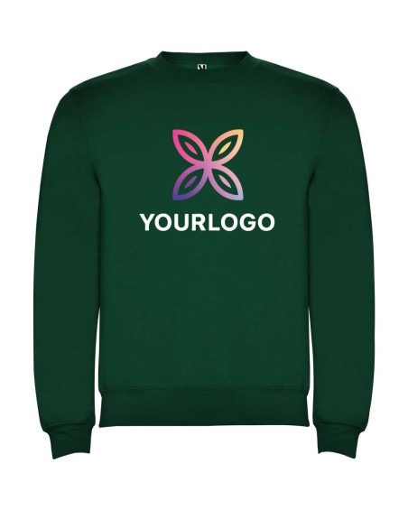 Sudadera personalizada de cuello redondo algodón/poliéster ADULTO/JUNIOR - CLASICA ROLY