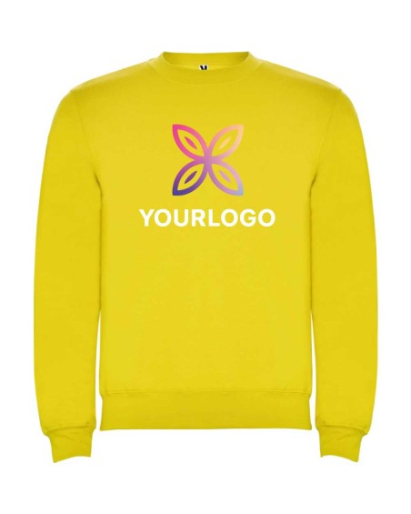 Custom crewneck sweatshirt, cotton/polyester, ADULT/JUNIOR - CLASSIC ROLY