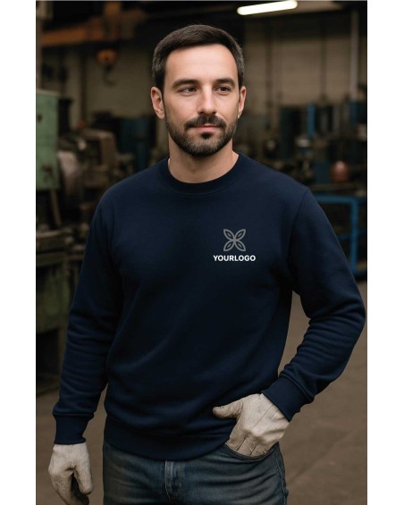 Custom crewneck sweatshirt, cotton/polyester, ADULT/JUNIOR - CLASSIC ROLY