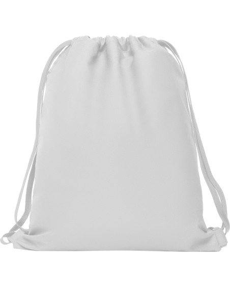 motxilla de cordes blanca personalitzable amb el teu logo