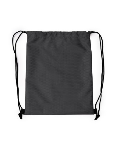 mochila cordones deportiva negra