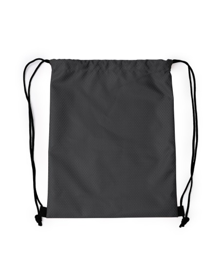 mochila cordones deportiva negra
