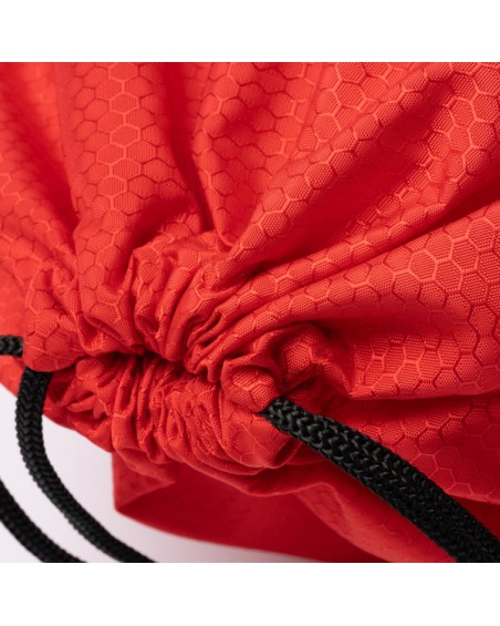 Detalle del cierre de la mochila con cordones creek