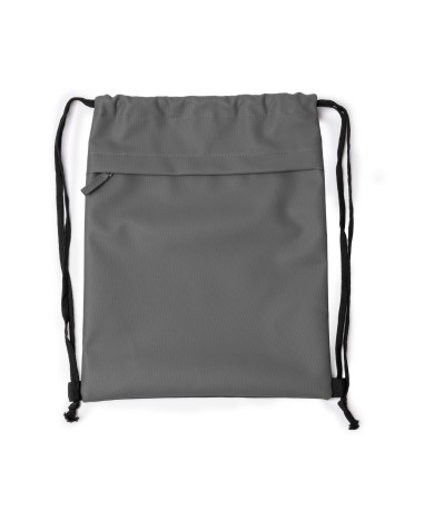 Drawstring backpack to customize your logo in gray