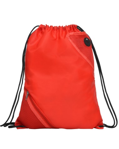 mochila gymsack personalizable color rojo