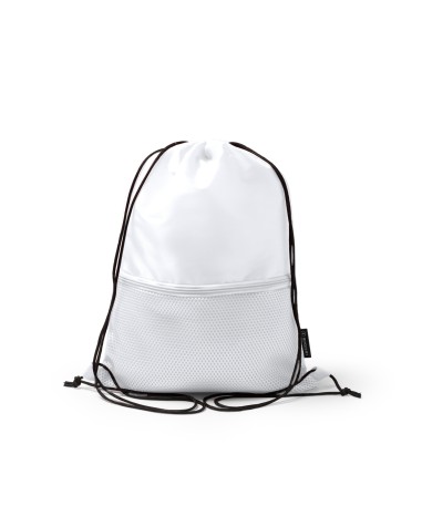 motxilla cordons per personalitzar el teu logo color blanc