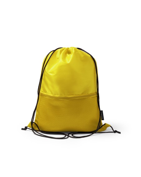 mochila cuerdas amarilla