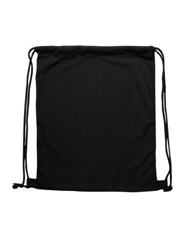 mochila de cuerdas publicitaria color negro