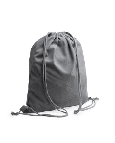 Mochila de cuerdas con tejido de pana  peronalizada 2