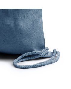 Sack-style drawstring bag with customizable hemp fabric 2
