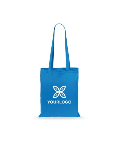 Sac cabas en coton bleu clair personnalisable - Geiser